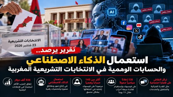 تقرير يرصد استعمال الذكاء الاصطناعي والحسابات الوهمية في الانتخابات التشريعية المغربية
